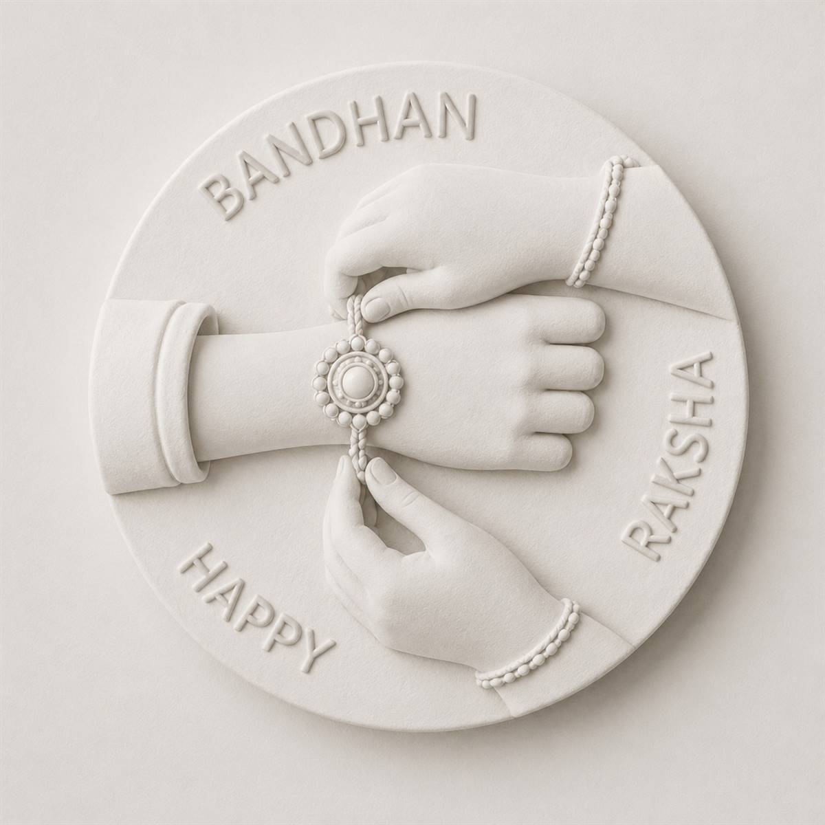 DIY Rakhi Hands Fridge Magnet Kit image 2